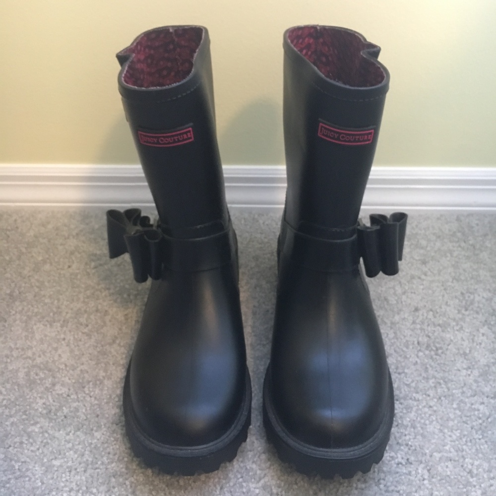 Juicy Couture Rain Boots Size 8